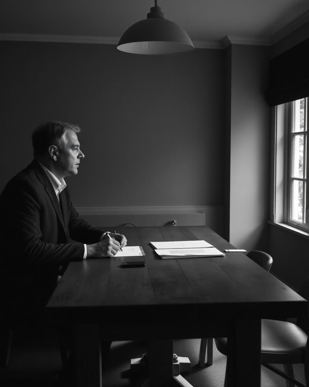 Adviser comparing lending options across banks.