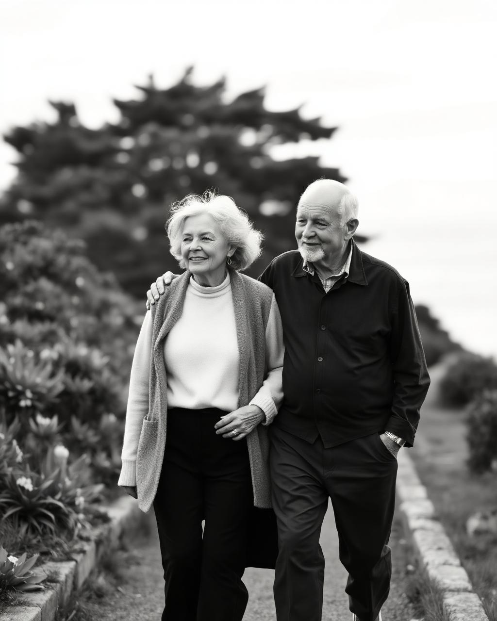 Older couple reviewing their retirement plan.